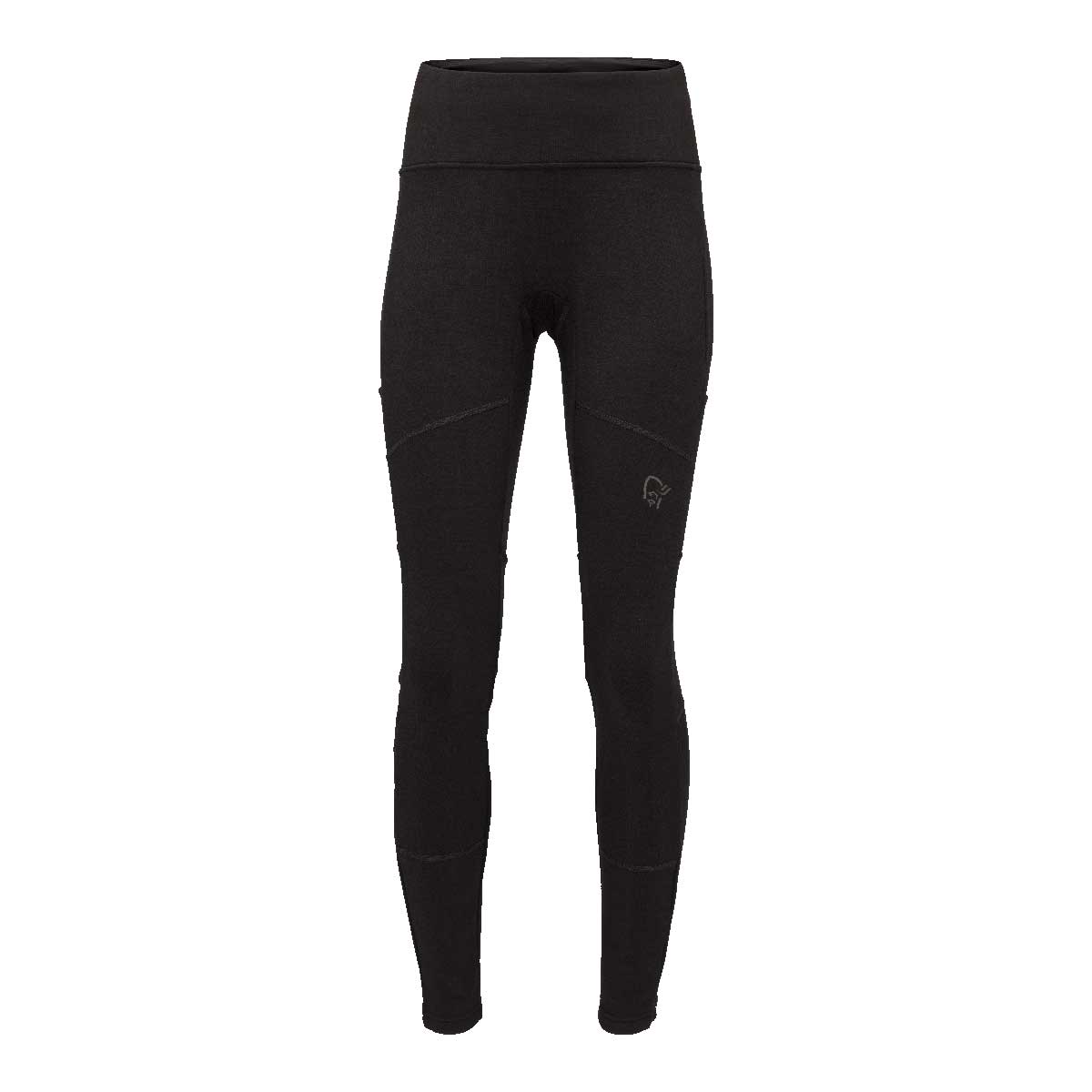 Norrona Femund Warmwool Flex2 Tight Women's in Caviar Black